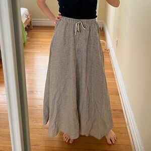 Max Studio Gingham Maxi Skirt (Size XS)